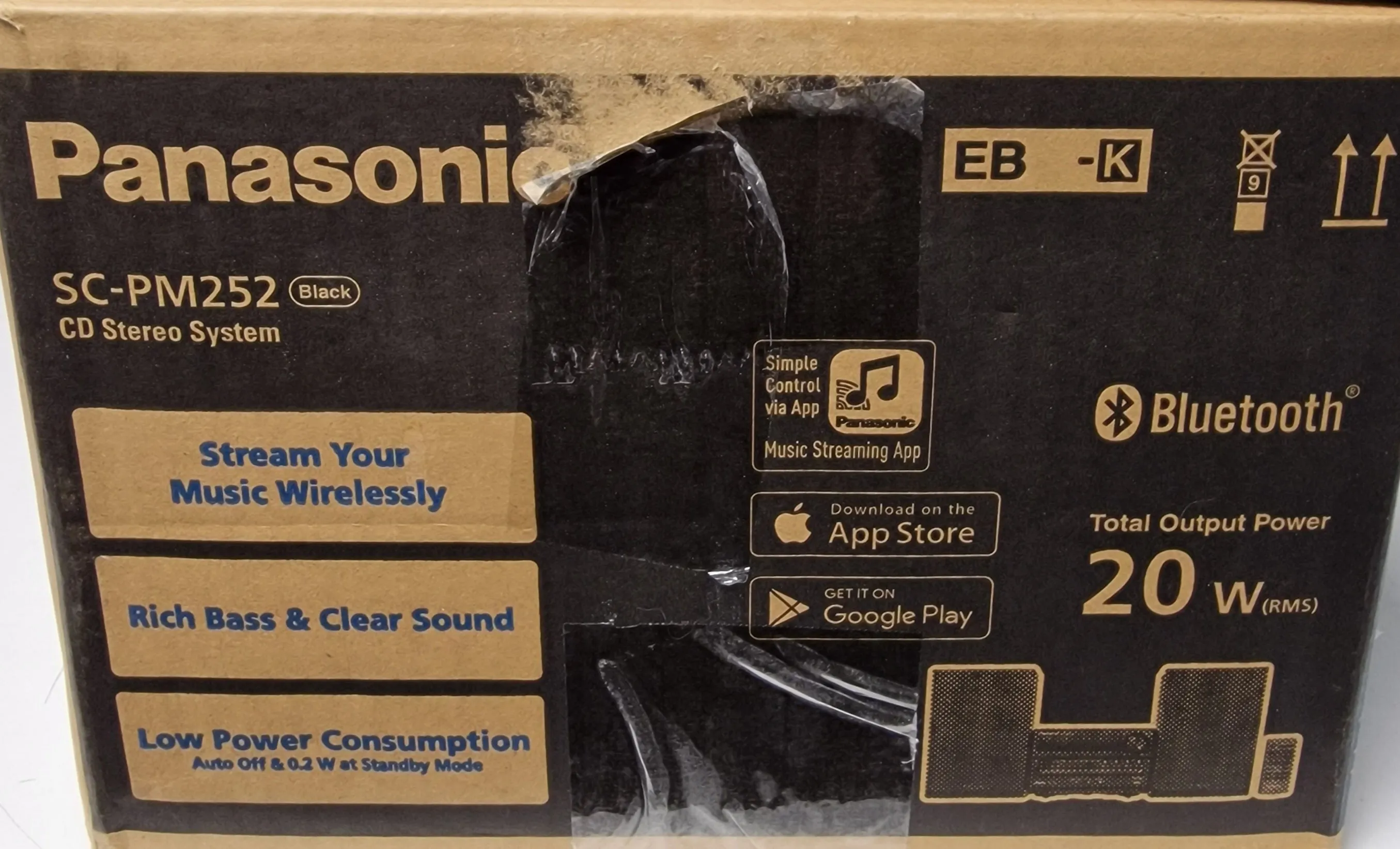 ** Sale ** Panasonic SC-PM252 DAB/DAB /FM/CD Bluetooth Micro Hi-Fi System