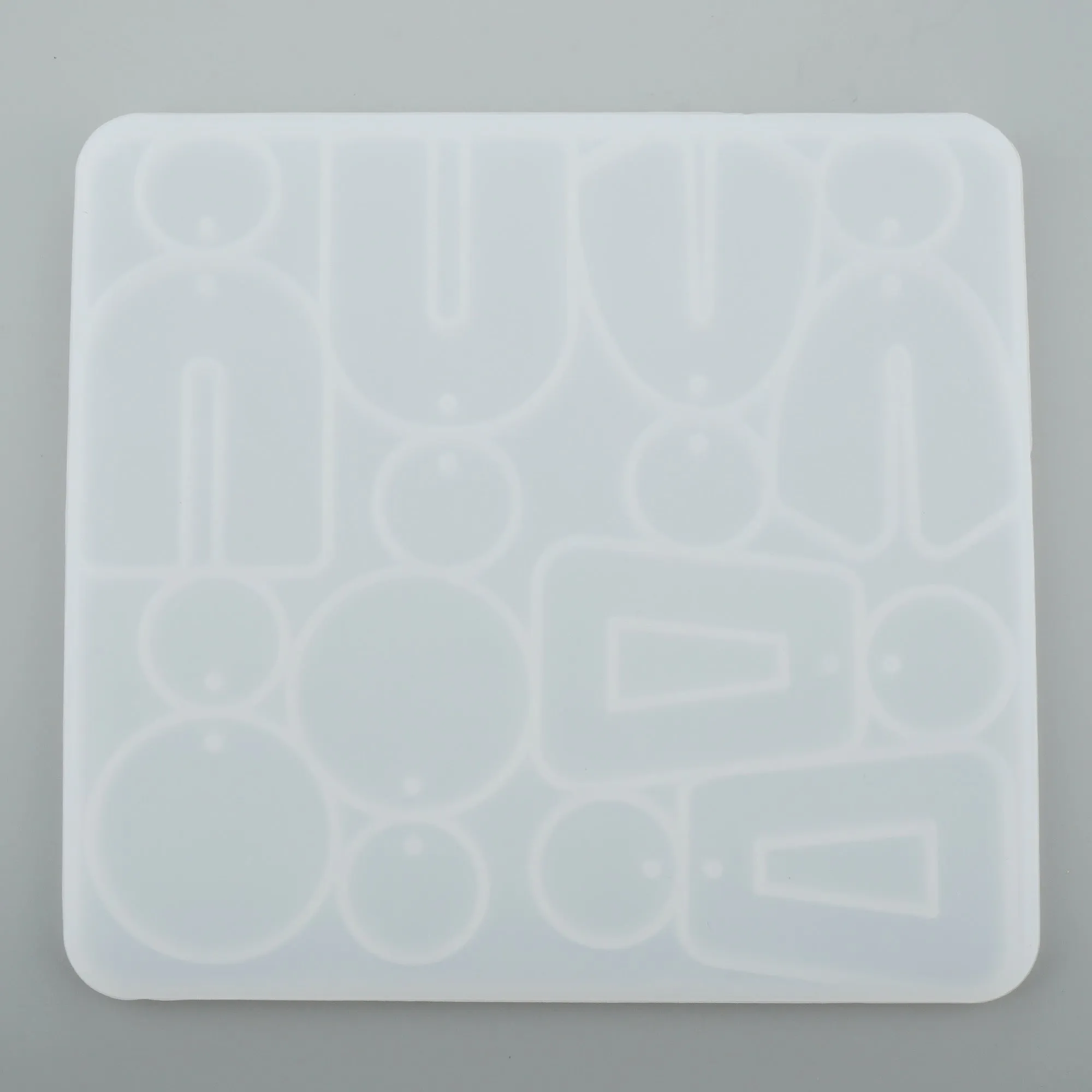 1 pcs Shiny Silicone Geometrical Earring Mold, Epoxy Resin Mold for jewelry making 104055