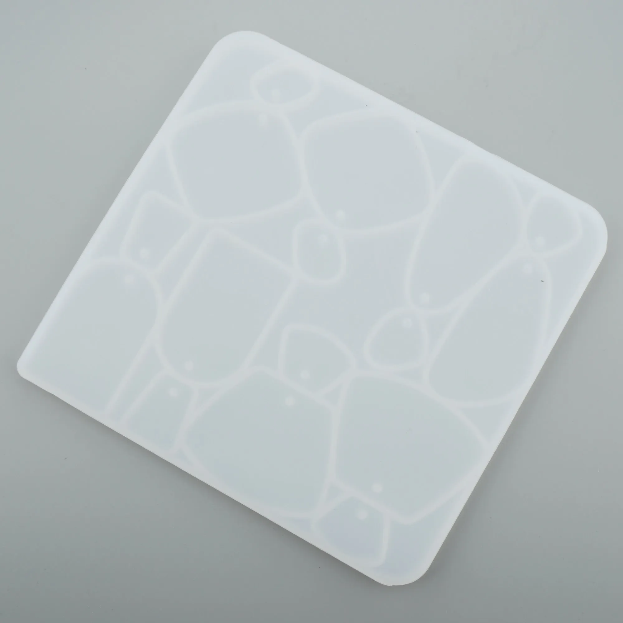1 pcs Shiny Silicone Geometrical Earring Mold, Epoxy Resin Mold for jewelry making 104055
