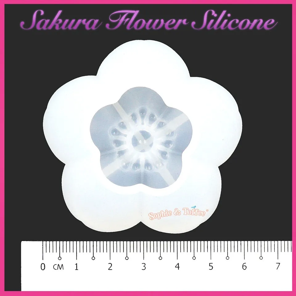 3D Large Sakura Flower Silicone Mold