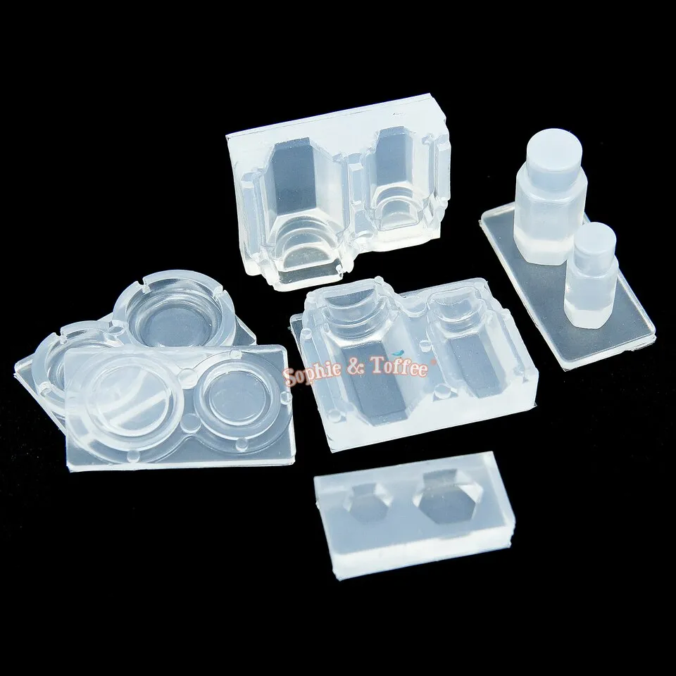 3D Miniature Container Jar Silicone Mold