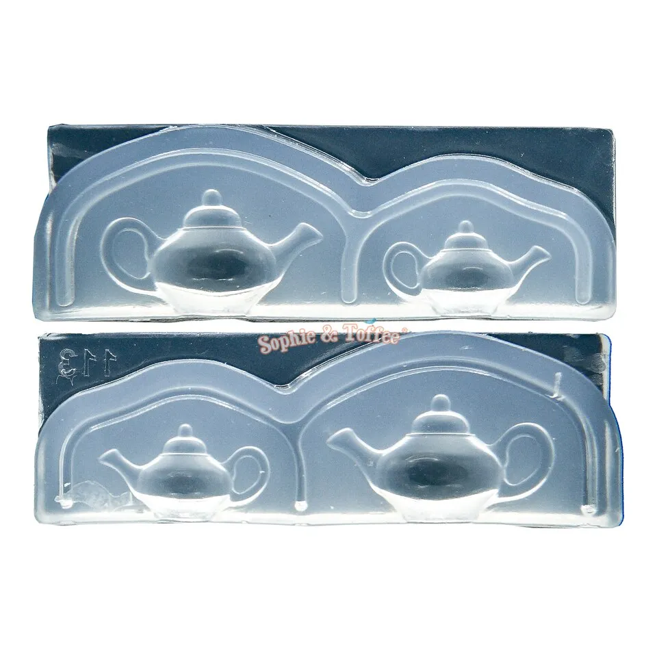 3D Miniature Fancy Teapot Silicone Mold