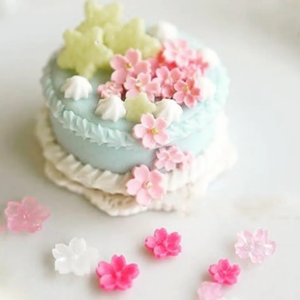 3D Miniature Sakura Cherry Blossom Silicone Mold
