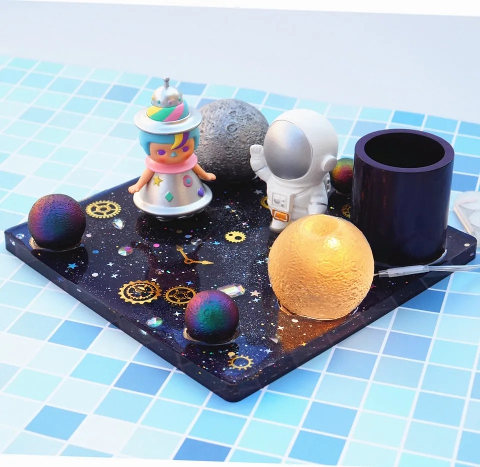 3D Moon Silicone Mold
