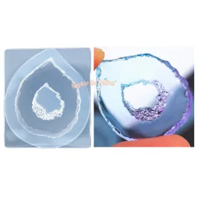 Agate Crystal Silicone Mold (2 pieces)