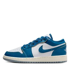 Air Jordan 1 Low SE (GS) - White/Industrial Blue