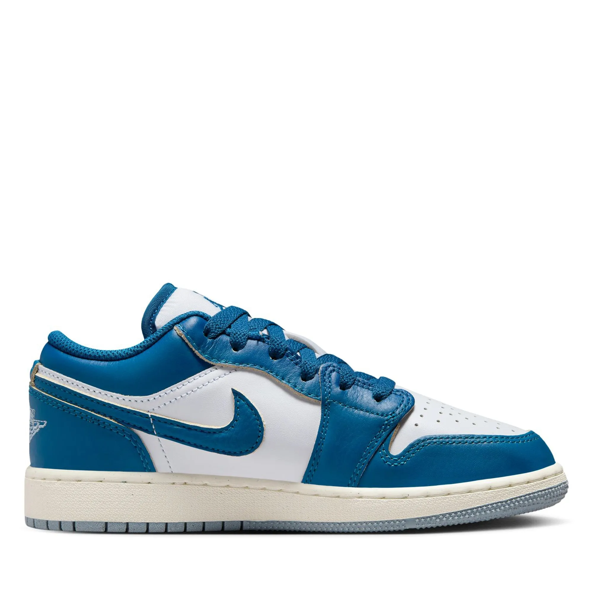 Air Jordan 1 Low SE (GS) - White/Industrial Blue