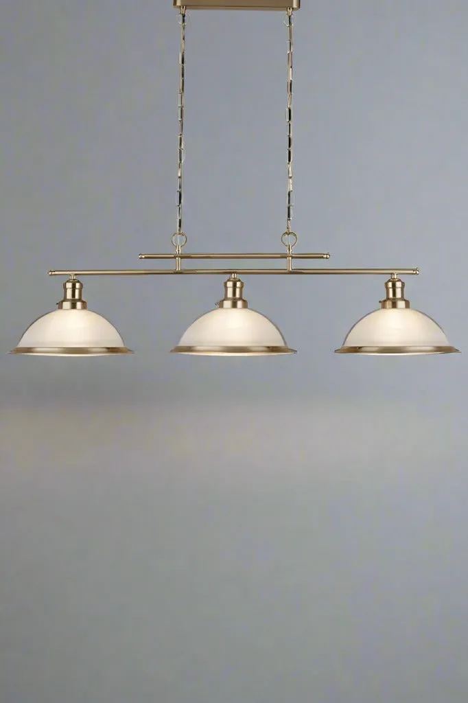 Alabaster Glass Multi Light Pendant