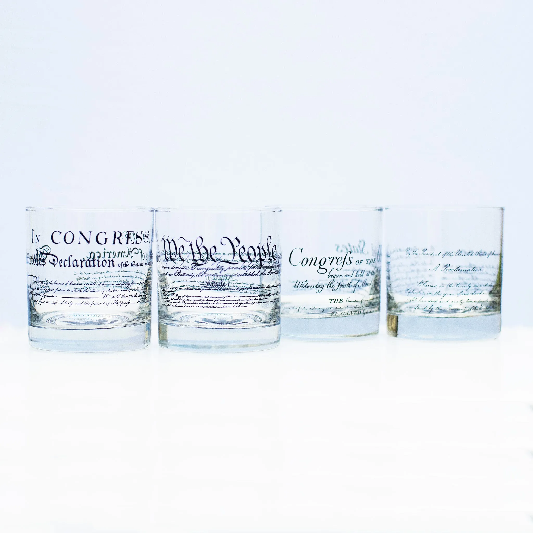 America's Documents Four Rocks Glass Set