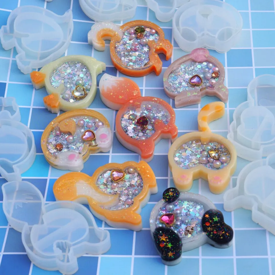Animal Butt Resin Shaker Molds