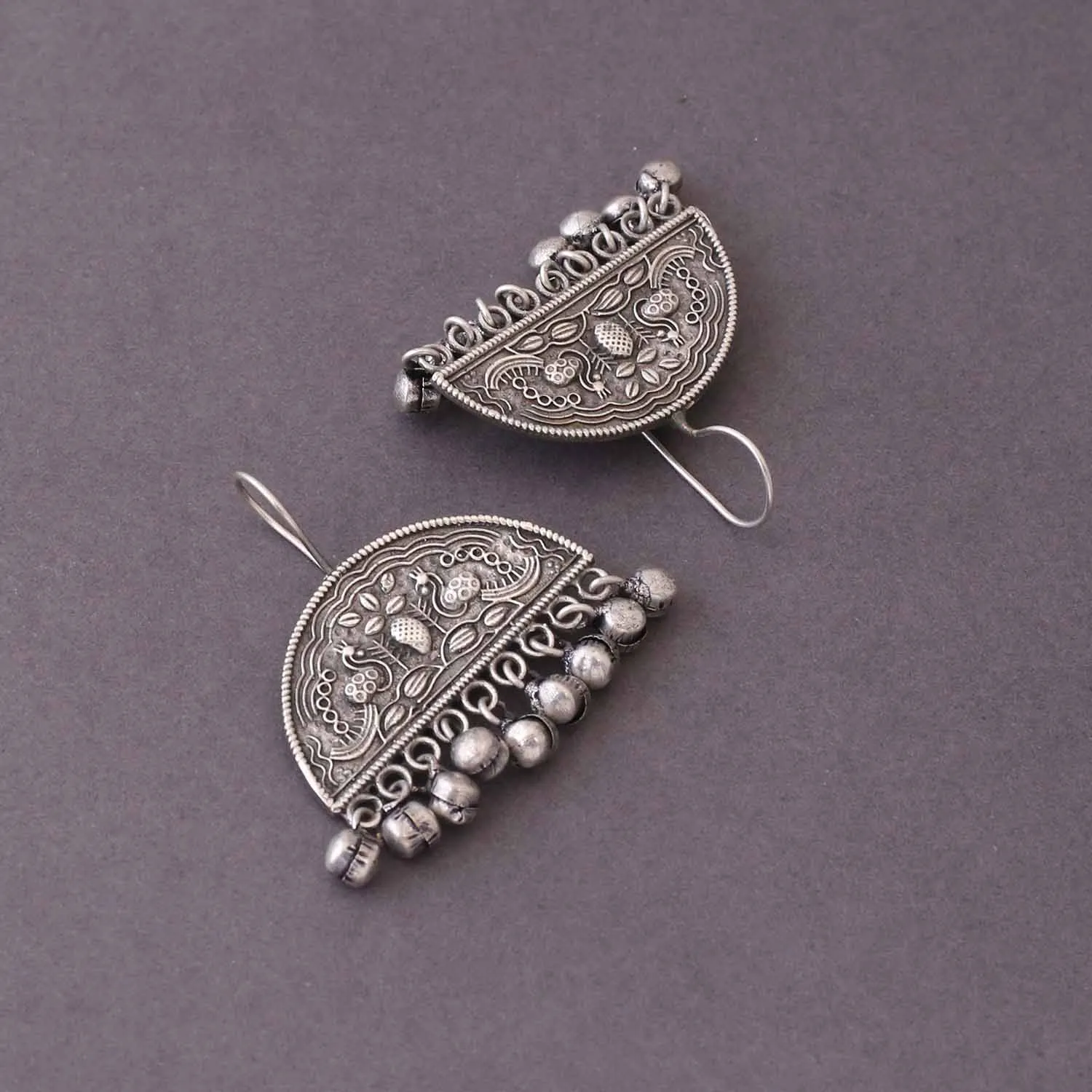 Antique Gitanjali Oxidised Chandbalis