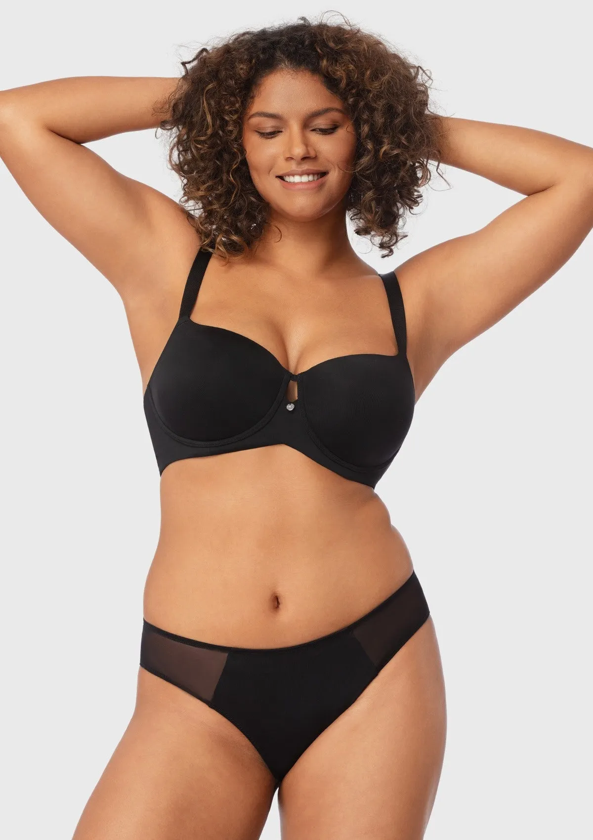 Aria Lightly Lined Underwire Balconette T-shirt Bra
