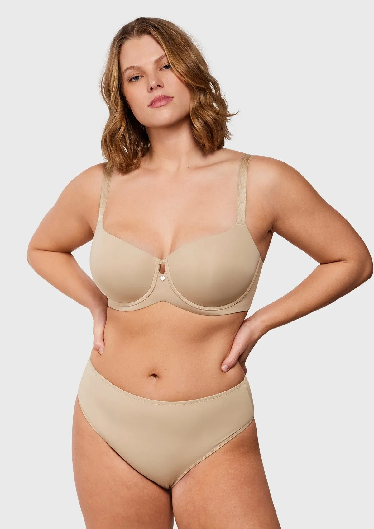 Aria Lightly Lined Underwire Balconette T-shirt Bra