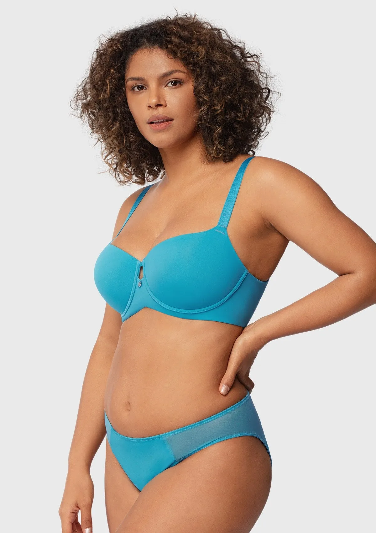Aria Lightly Lined Underwire Balconette T-shirt Bra