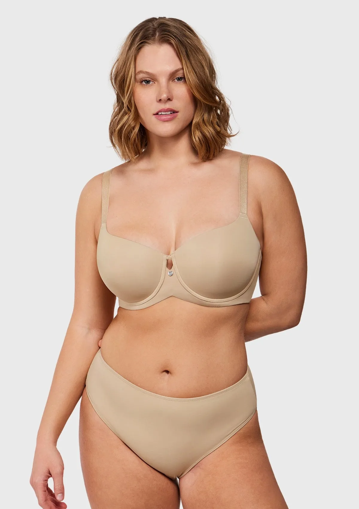 Aria Lightly Lined Underwire Balconette T-shirt Bra
