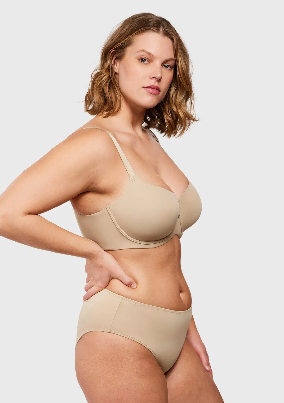 Aria Lightly Lined Underwire Balconette T-shirt Bra
