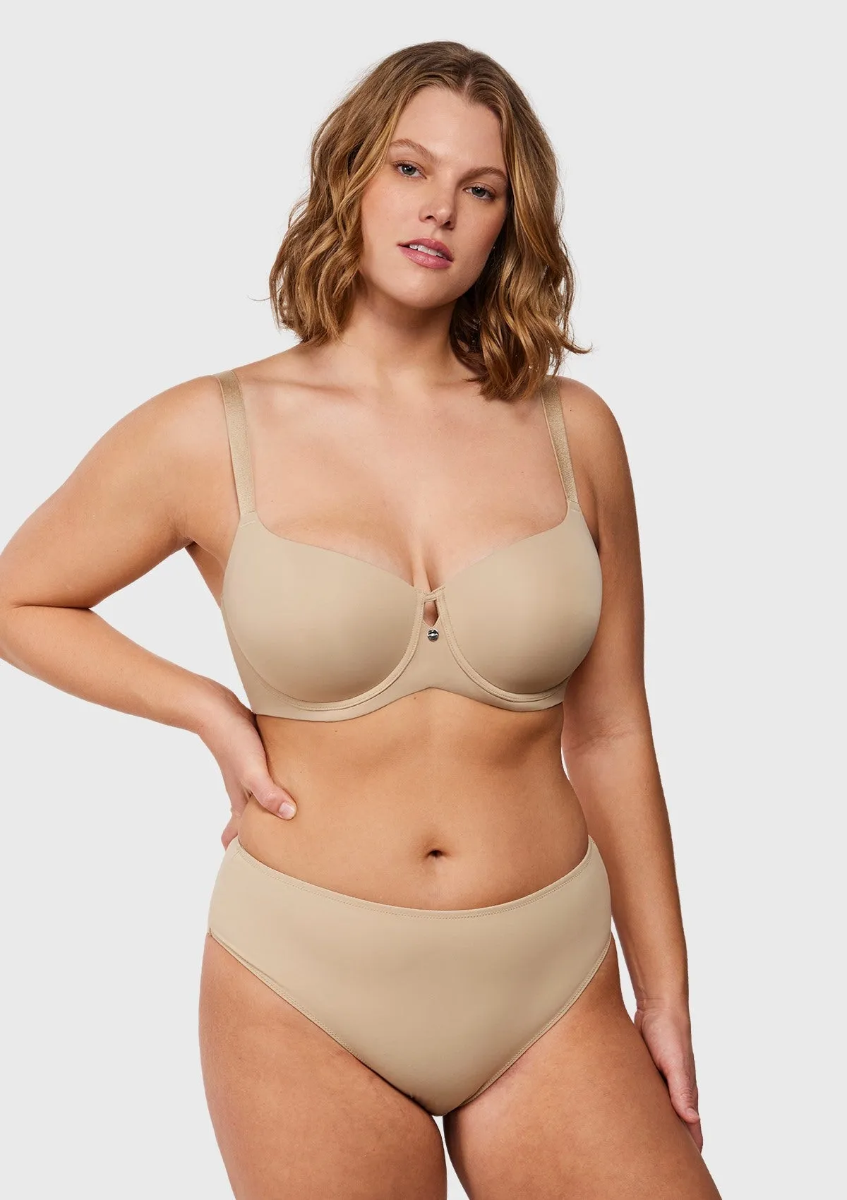 Aria Lightly Lined Underwire Balconette T-shirt Bra