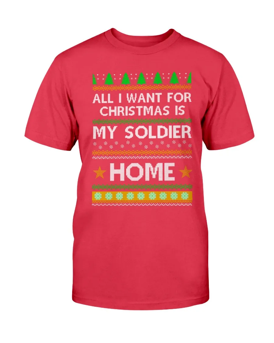 Army Mom Christmas T-shirts