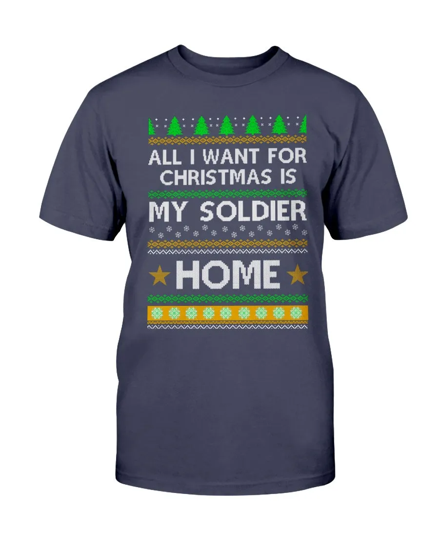 Army Mom Christmas T-shirts