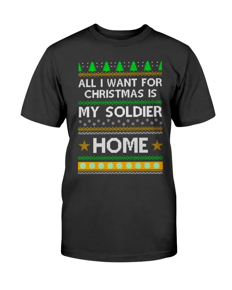 Army Mom Christmas T-shirts