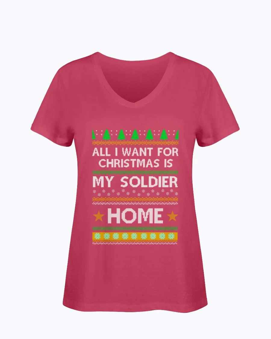 Army Mom Christmas T-shirts
