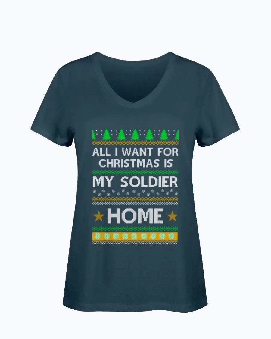 Army Mom Christmas T-shirts