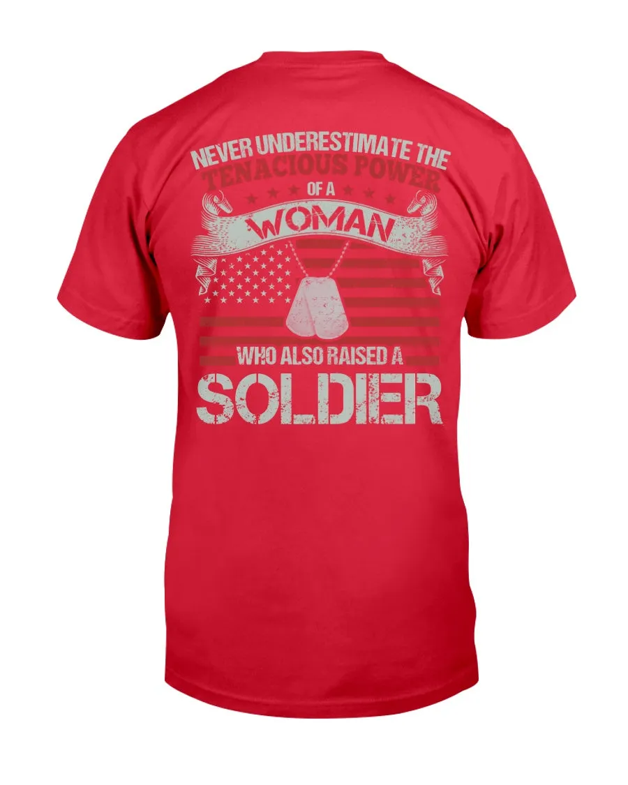 Army Mom Never Underestimate T-shirts