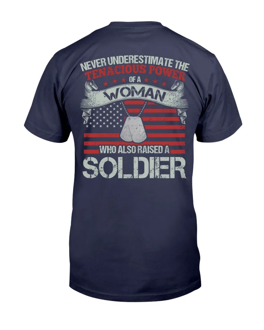 Army Mom Never Underestimate T-shirts