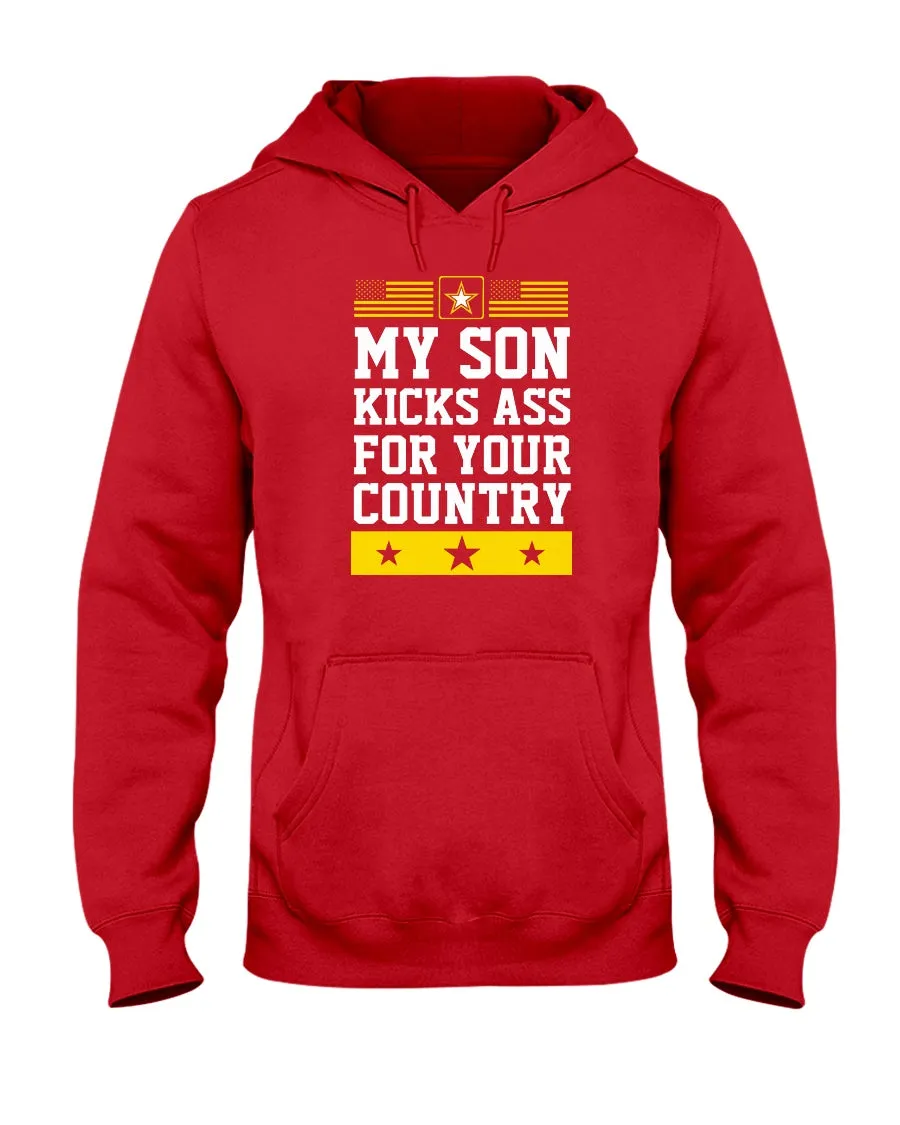 Army Mom Son Kicks Ass T-shirts
