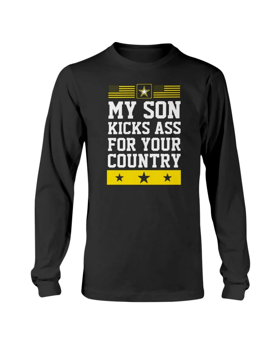 Army Mom Son Kicks Ass T-shirts