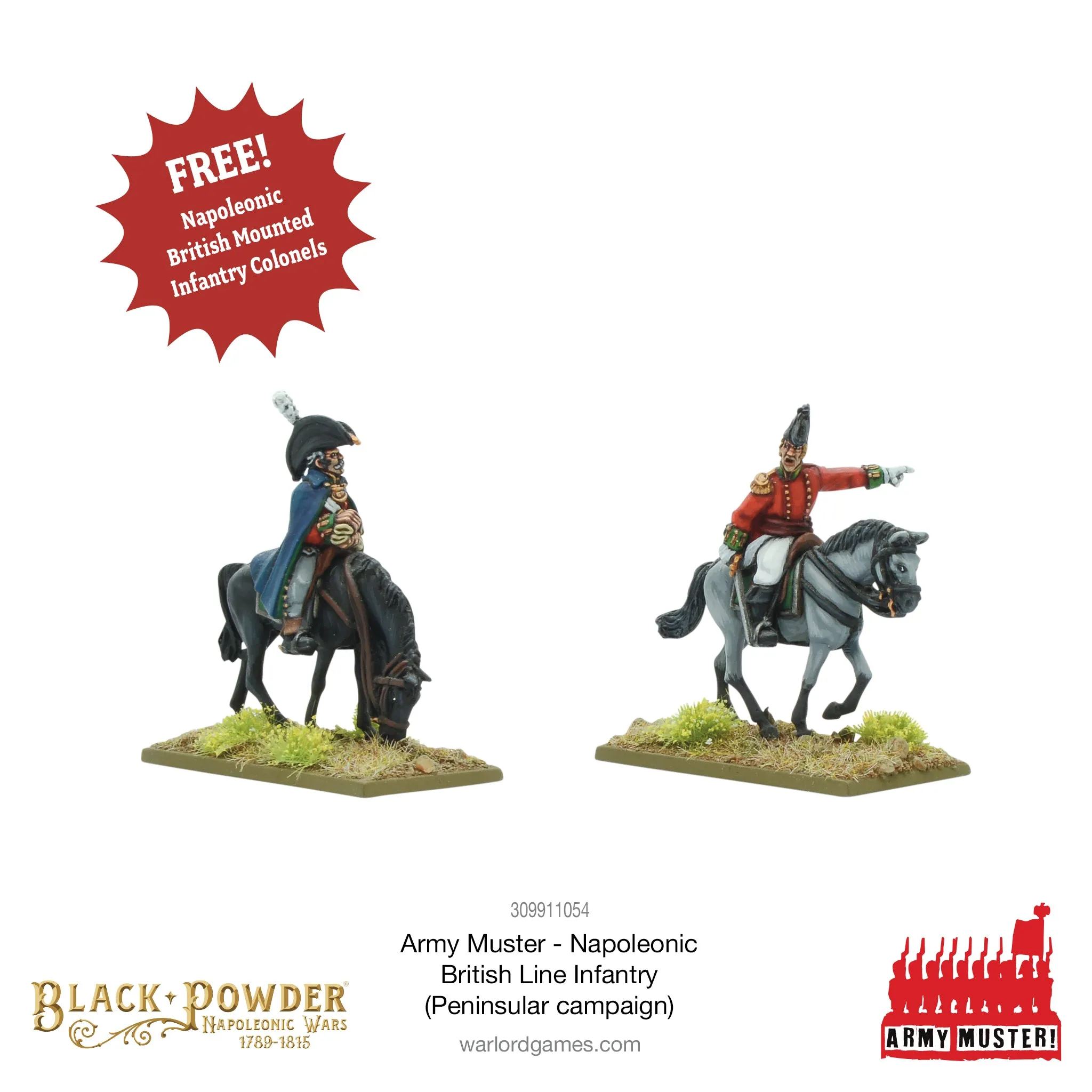 Army Muster: Napoleonic British Line Infantry (Peninsular Campaign)