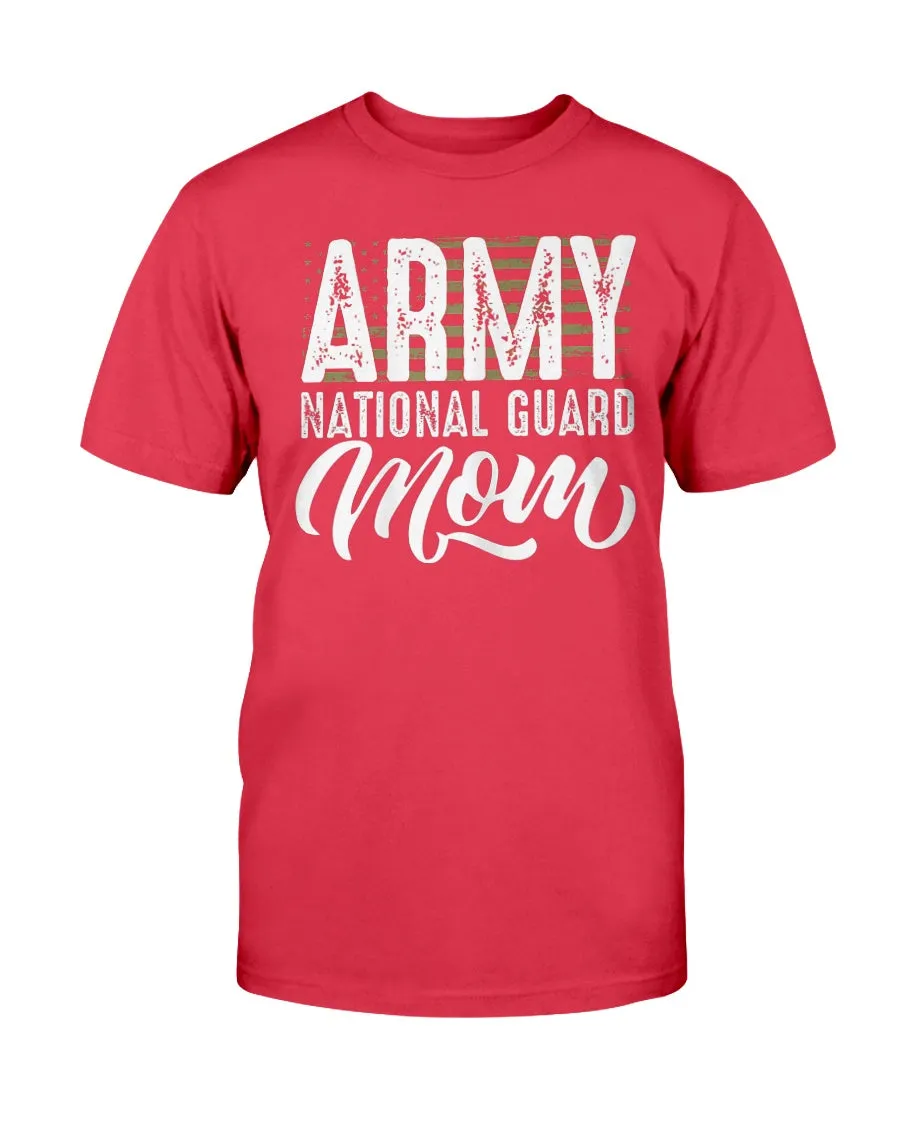 Army US National Guard Mom T-shirts