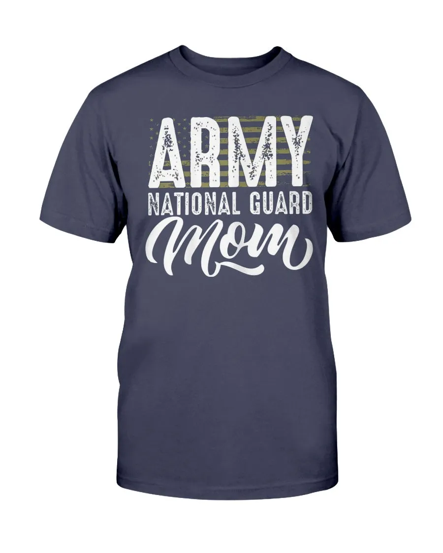Army US National Guard Mom T-shirts