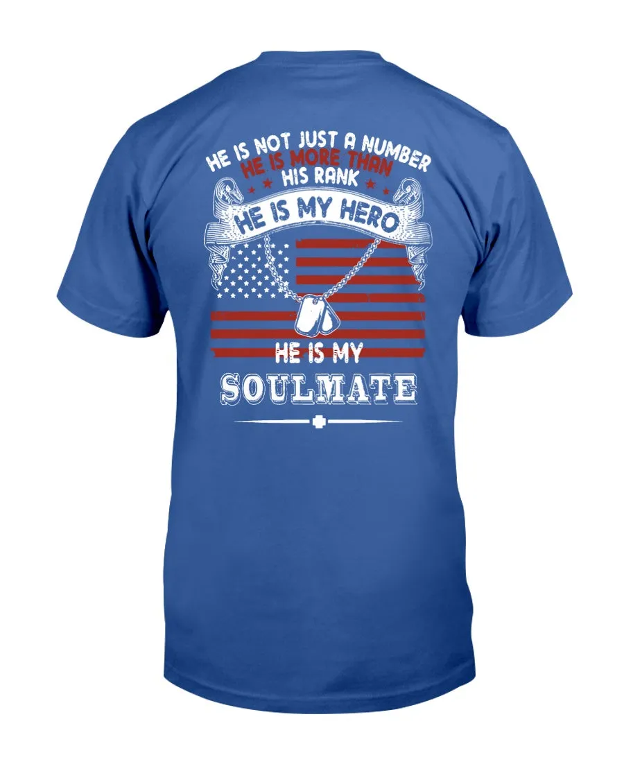 Army Wife Girlfriend Soulmate T-shirts
