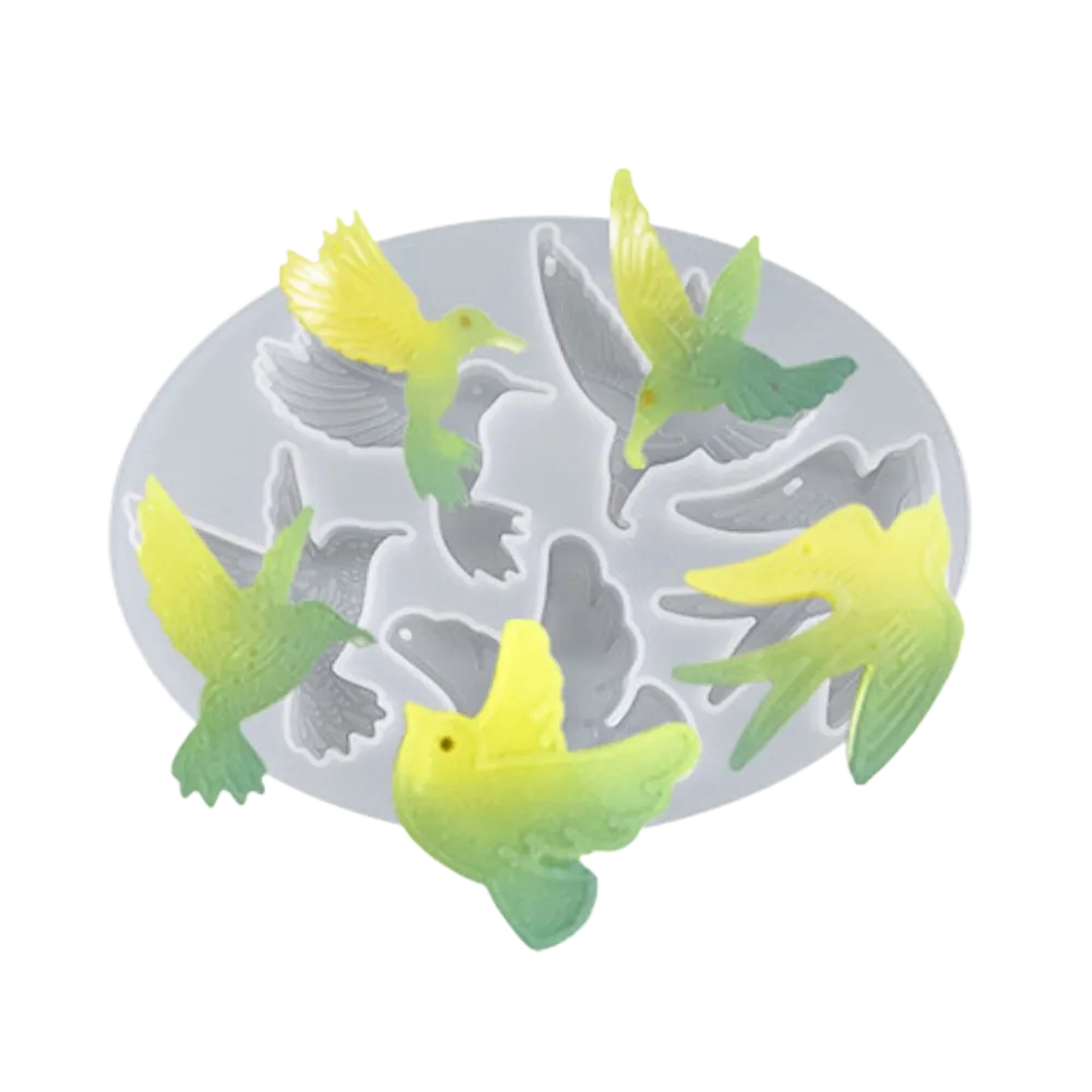 Birds Silicone Mold (2 pieces)