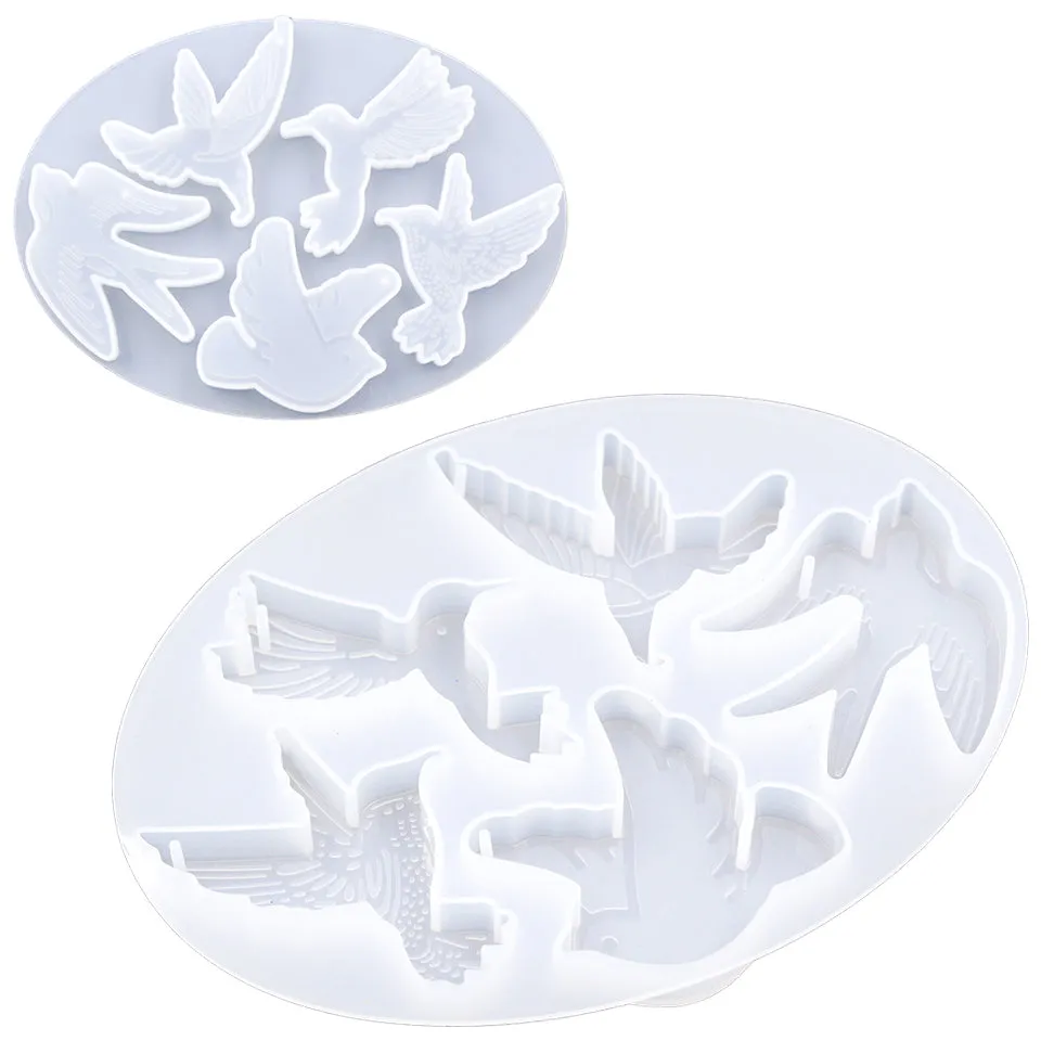 Birds Silicone Mold (2 pieces)
