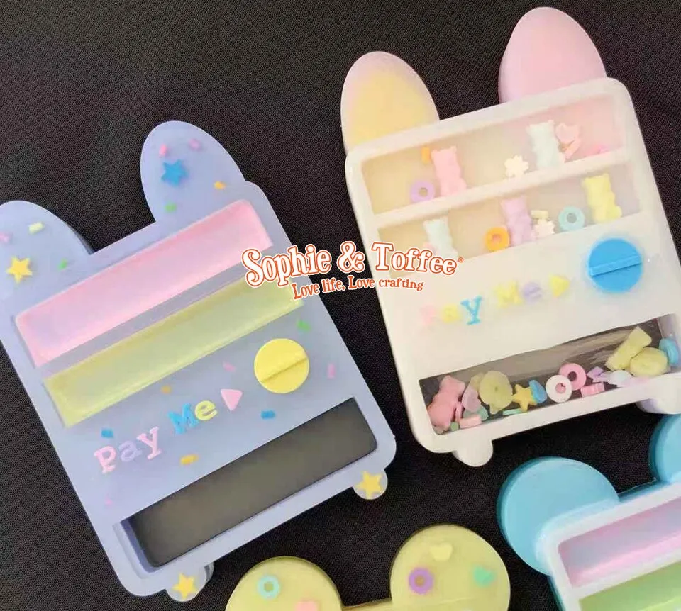 Bunny Vending Machine Shaker Silicone Mold