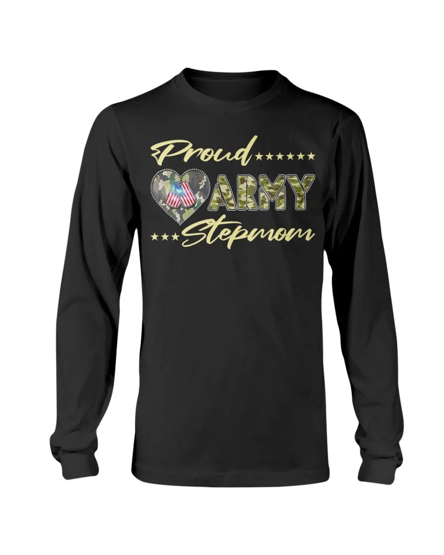 Camo Proud Army Stepmom T-shirts