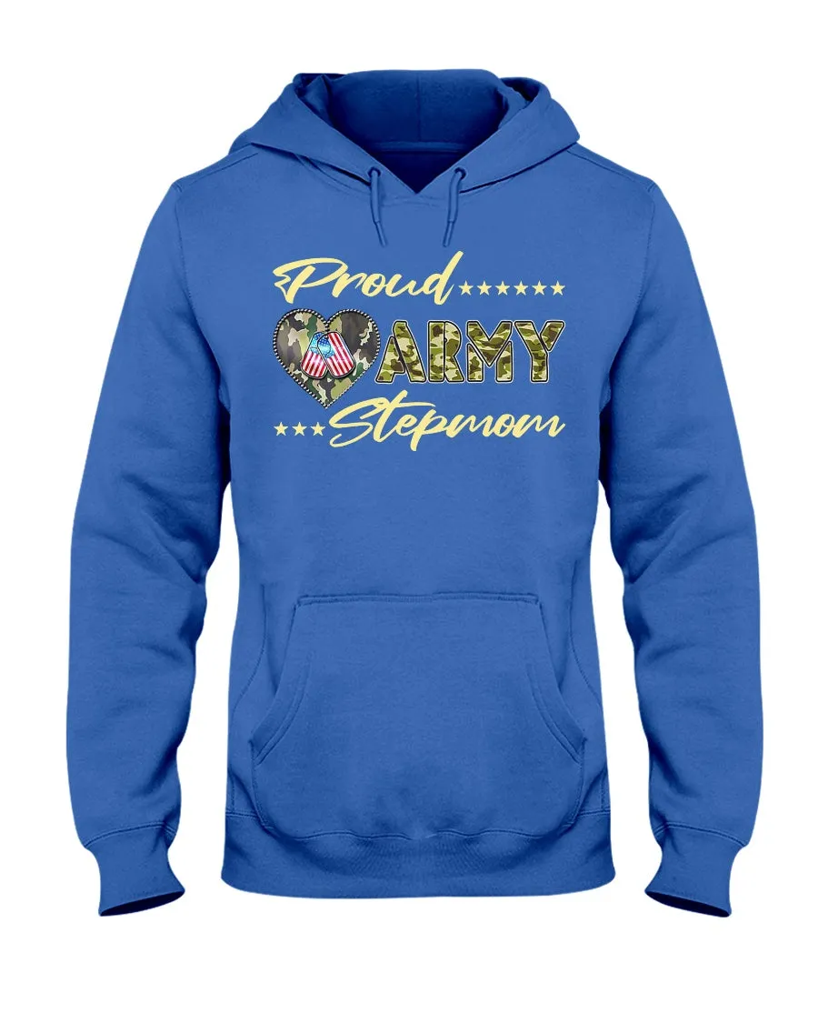 Camo Proud Army Stepmom T-shirts