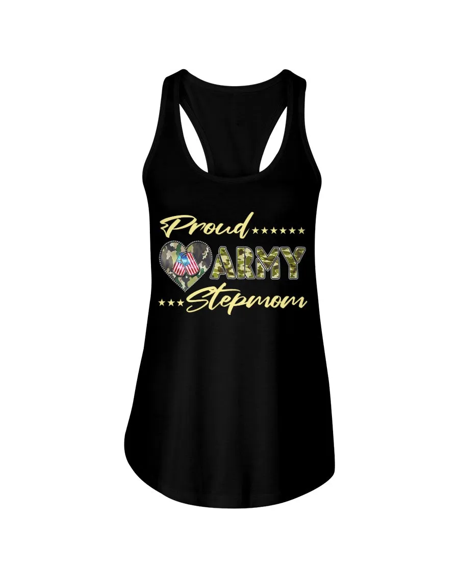 Camo Proud Army Stepmom T-shirts