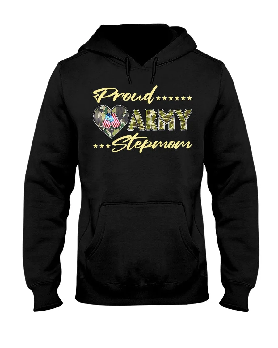 Camo Proud Army Stepmom T-shirts