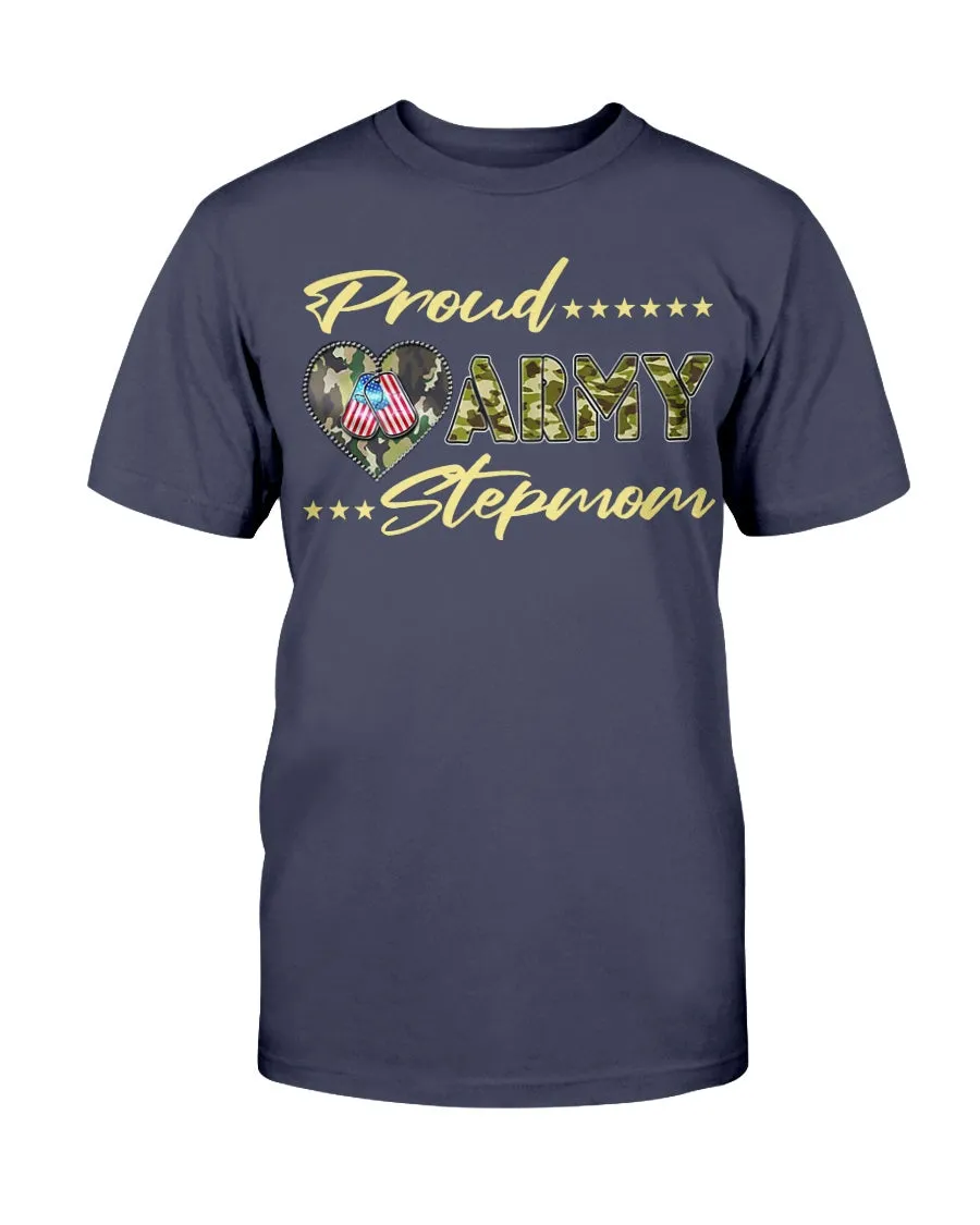 Camo Proud Army Stepmom T-shirts