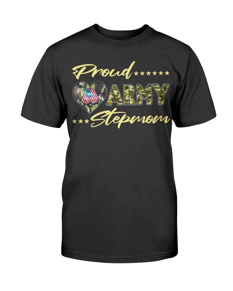 Camo Proud Army Stepmom T-shirts