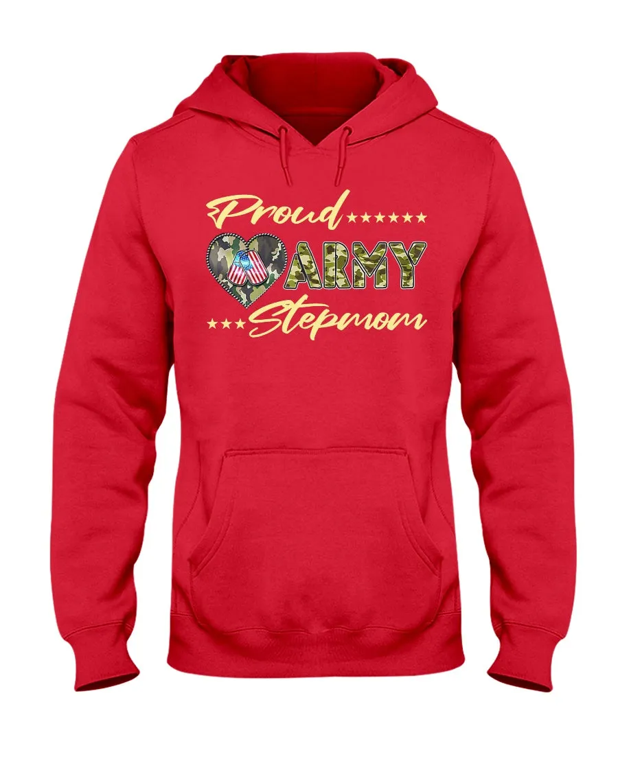 Camo Proud Army Stepmom T-shirts