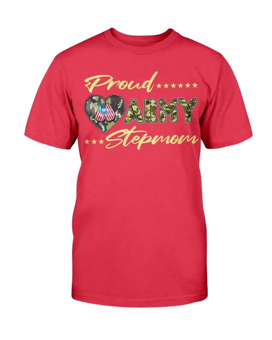 Camo Proud Army Stepmom T-shirts