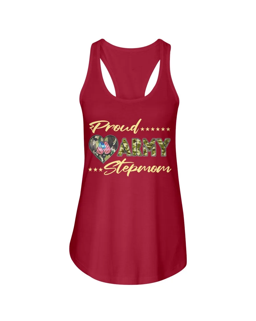 Camo Proud Army Stepmom T-shirts
