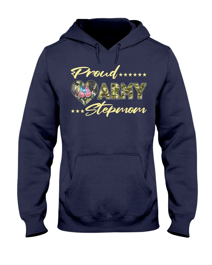 Camo Proud Army Stepmom T-shirts