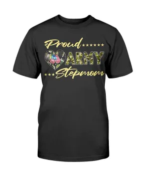 Camo Proud Army Stepmom T-shirts