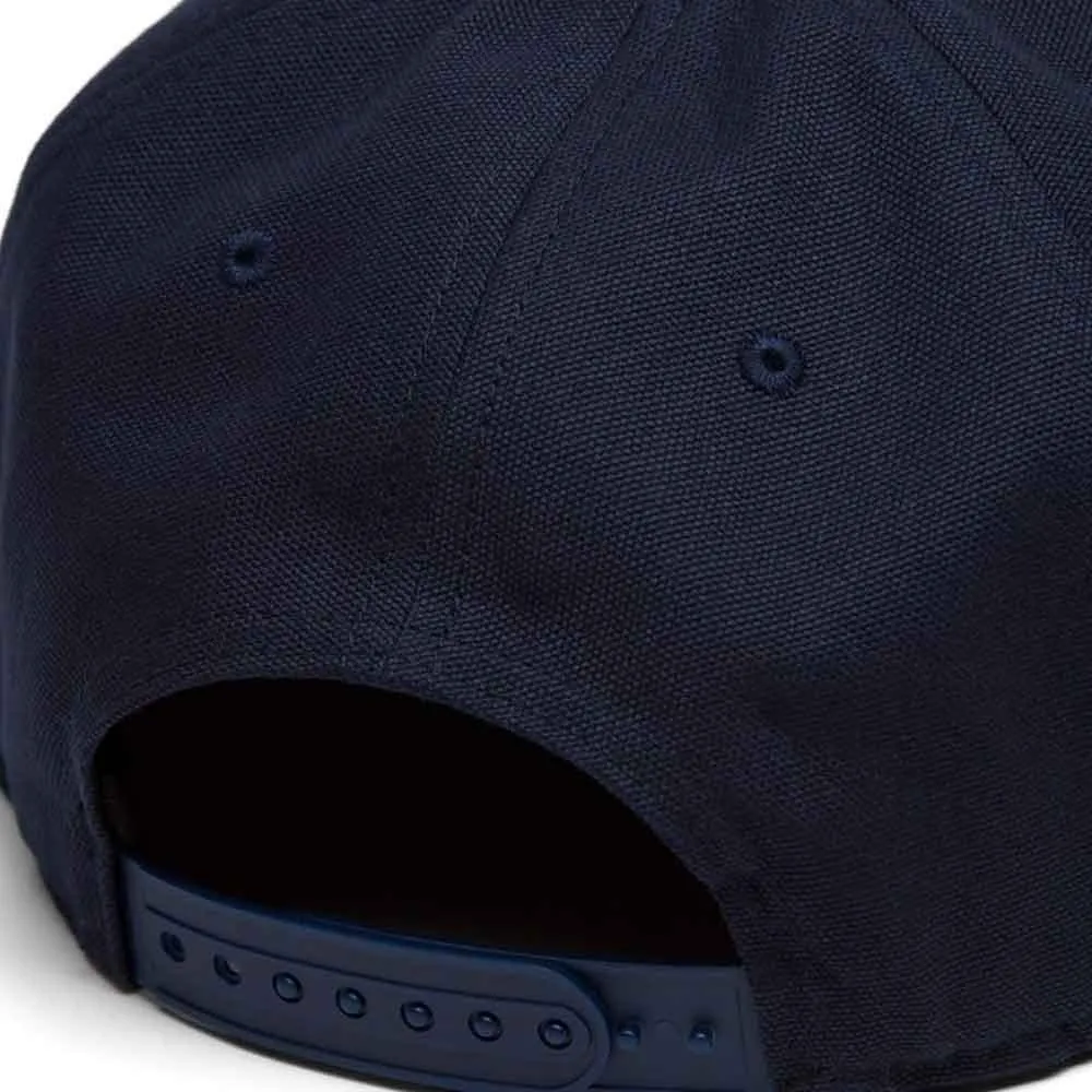 Carhartt WIP Logo Snapback Cap - Dark Navy