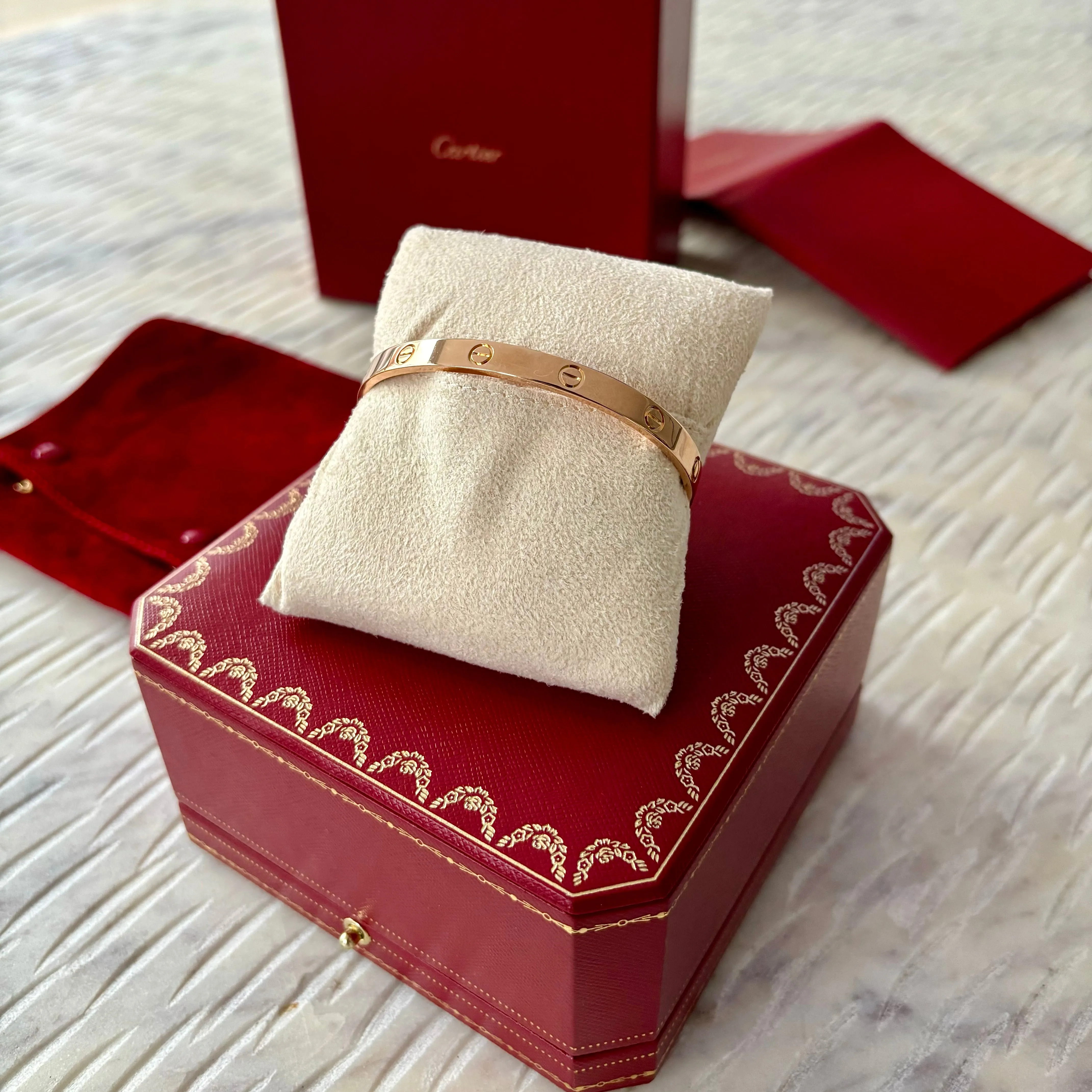 Cartier Love Bracelet Rose Gold 19